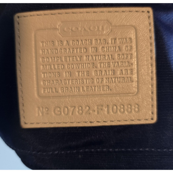 Coach Chelsea Crossbody Beige Pebbled Leather Bag F10888 - Picture 9 of 10